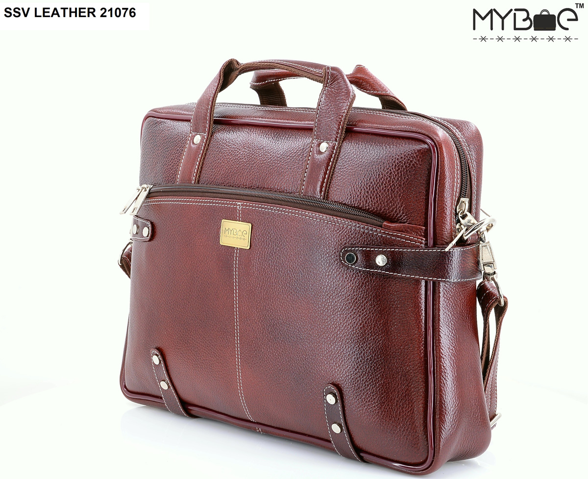 LEATHER LAPTOP BAG