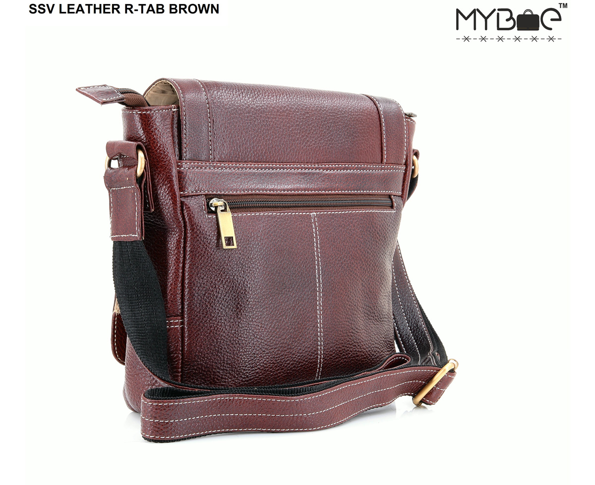 LEATHER SIDE SLING BAG