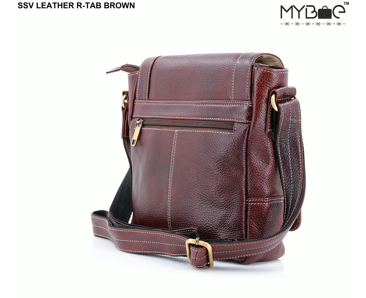 LEATHER SIDE SLING BAG